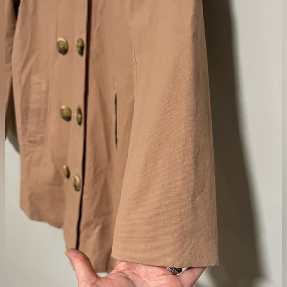 Sundance Cotton Double Breasted Classic Trench Coat Size XS Retro - Picture 4 of 11